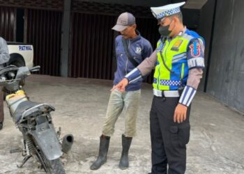 Polisi Ancam Sita Kendaraan Disita yang Gunakan Knalpot Brong