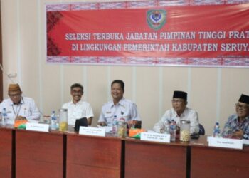 Peserta Seleksi Terbuka Jabatan Tinggi Pratama Jalani Uji Makalah dan Wawancara