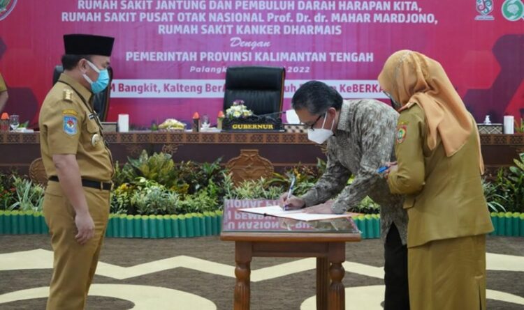 Pemprov Kalteng Tandatangani Kerjasama Penanganan Penyakit Kardiovaskuler