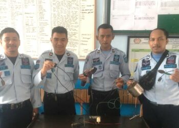 Petugas Lapas Palangka Raya Gelar Razia