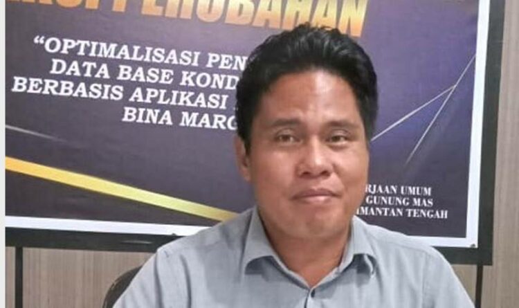 Kabid Bina Marga DPU Gumas Bambang Jaya