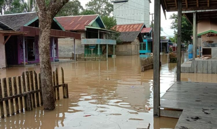 Banjir Putuskan Jalan Antardesa di Seruyan Tengah