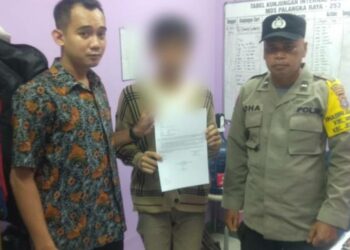 Teks Poto: Proses mediasi antara pelaku dan pihak Matahari Departemen Store