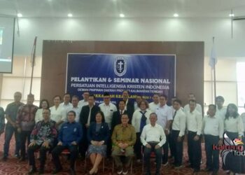 Keterangan : Suasana sesaat setelah pelantikan DPD PIKI Kalteng. (Mulia Gumi)
