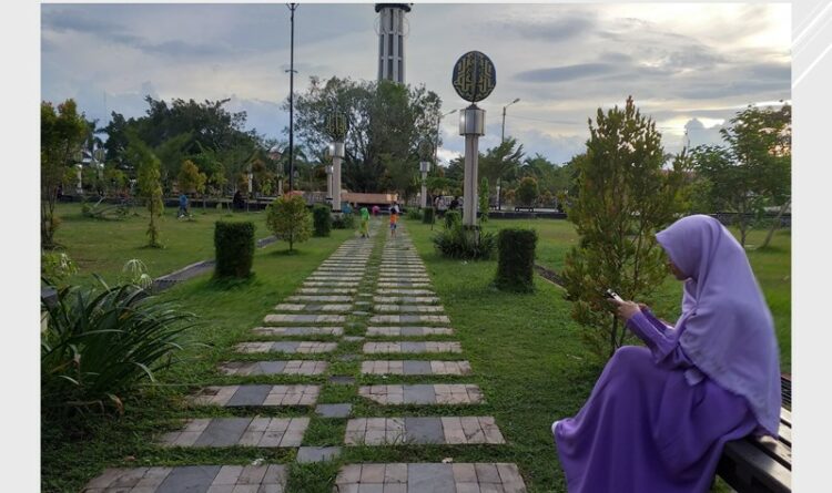 Taman Kota Sampit salah satu Ruang Terbuka Hijau di Kotim