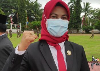 Wakil Ketua I DPRD Kabupaten Barito Selatan, Hj Enung Irawati. (shan)