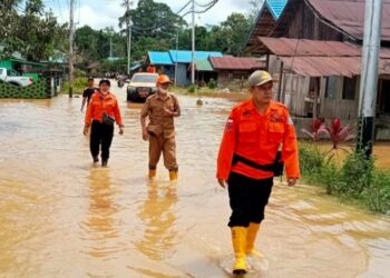 Intensitas Hujan Tinggi, Sejumlah Desa di Mura Mulai Terendam Banjir
