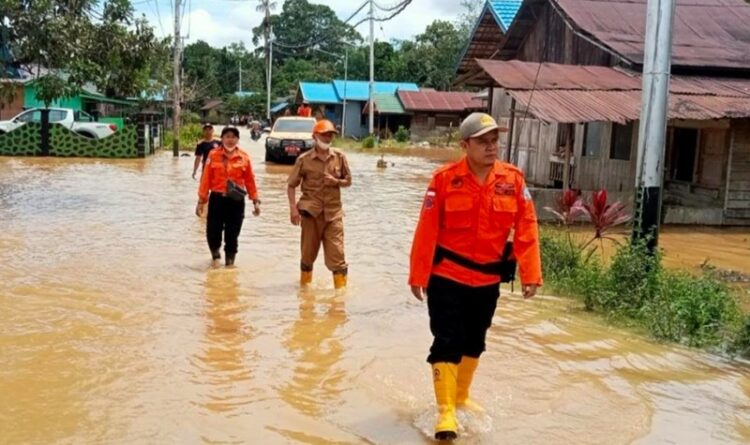 Intensitas Hujan Tinggi, Sejumlah Desa di Mura Mulai Terendam Banjir