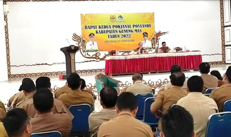Pemda Gumas Menggelar Rapat Pokjanal Posyandu