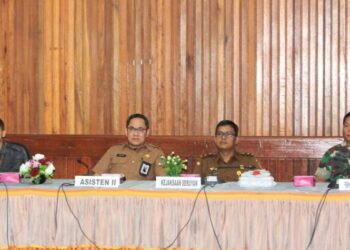 Pemkab Seruyan Ikuti Rakor Mingguan Pengendalian Inflasi