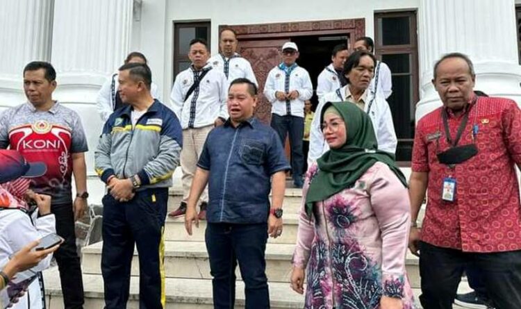 Bupati Kotim Halikinnor dan Wakil Bupati Kotim Irawati saat menghadiri salah satu kegiatan di Kota Sampit baru-baru ini
