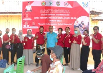 Peringati HKN, Dinkes Seruyan Gelar Pengobatan Gratis