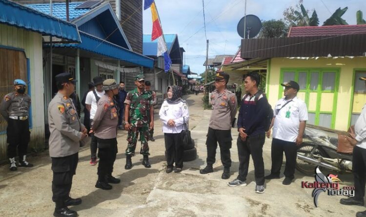 Kapolres Melihat Langsung Persiapan Pilkades Serentak di Kabupaten Barito Selatan