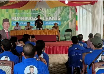 Keterangan foto:Balai Karantina Pertanian II Palangka Raya berikan Bimtek kepada kelompok tani di Kecamatan Basarang.