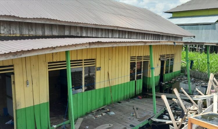 Bangunan Pondok Pesantren di Palangka Raya Ambles, Kerugian Capai Rp 100 Juta