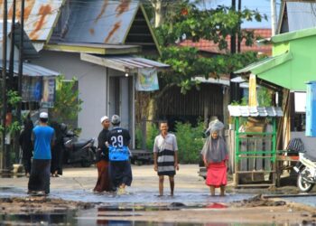 Banjir di Palangka Raya Mulai Surut