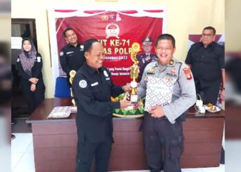HUT Ke-71 Humas Polri, Humas Polda Kalteng Rayakan Bersama Insan Pers