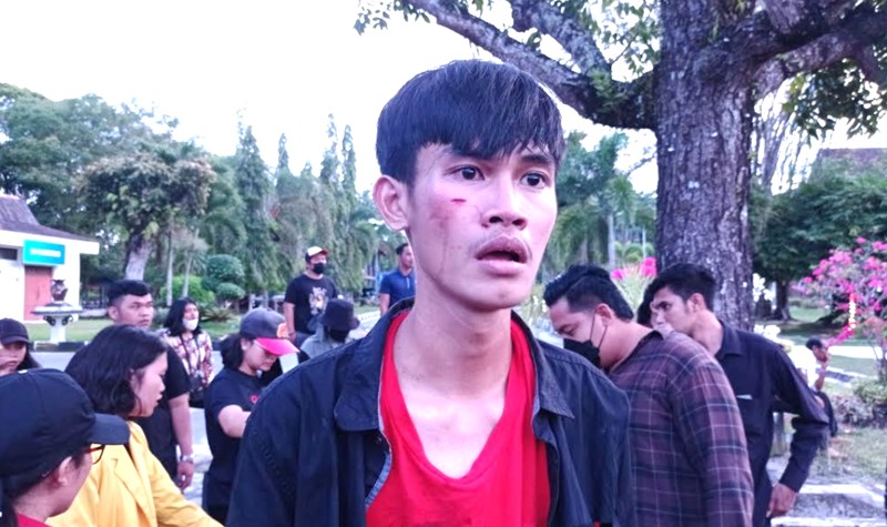 Demo Berdarah di Palangka Raya, Mahasiswa dan Satpol PP Tumbang