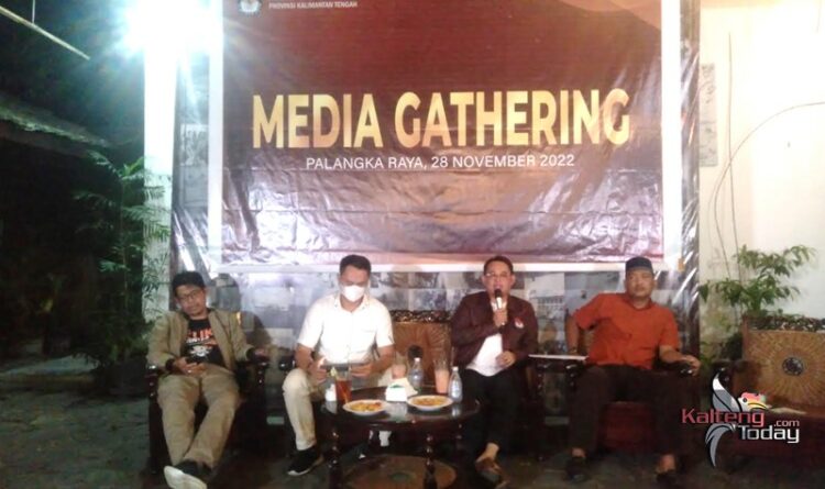 Gathering Bersama Wartawan, KPU Kalteng Sampaikan Ini