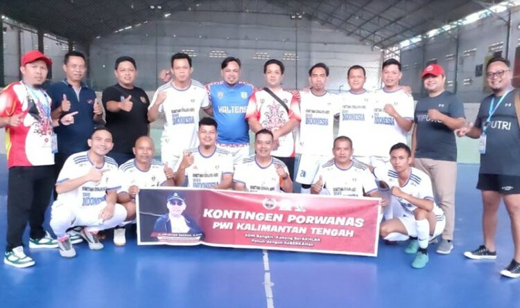 Menang Hattrick, Tim Futsal PWI Kalteng Siap Rebut Medali Emas di Porwanas XIII Jatim