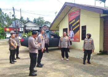 Wakapolda Kalteng Kunjungi Polsek Dusun Tengah, Beri Pesan Mendalam