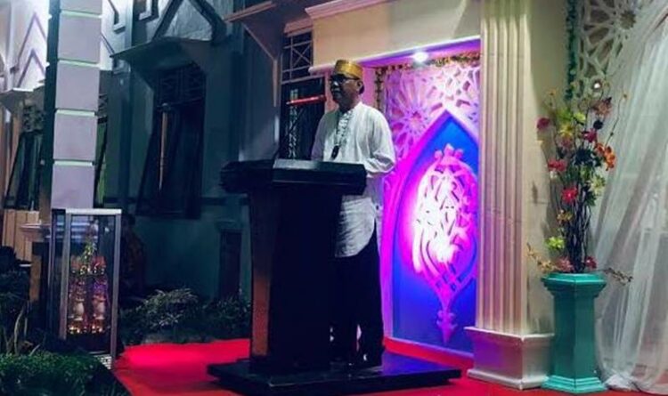 Wakil Bupati Katingan Sunardi N Litang ketika membuka secara resmi STQ ke 14 tingkat Kabupaten Katingan
