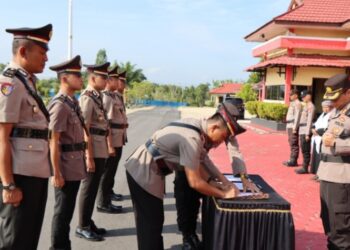 Kasat Polairud dan Dua Kapolsek di Polres Katingan Berganti