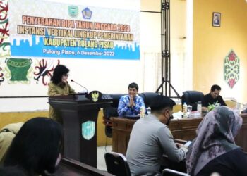 Bupati Menyerahkan DIPA TA 2023 Kepada Instansi Vertikal