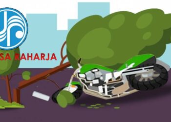 Foto Ilustrasi Kecelakaan Nabrak Pohon, Jasa Raharja ( Sumber : www.PMJNews.com)