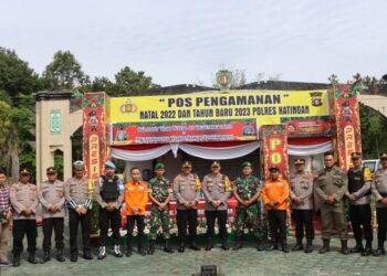 Pastikan Aman, Kapolres Tinjau Perayaan Ibadah di Gereja
