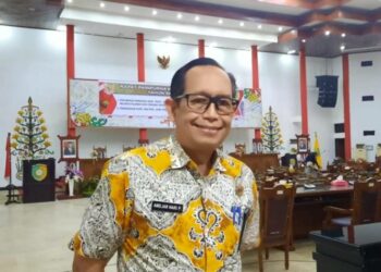 Teks Poto: Kepala Dinkes Kota Palangka Raya, drg. Andjar Hari Purnomo