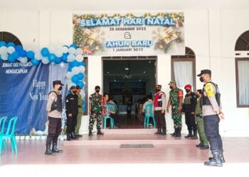 Polres Pulang Pisau Pengamanan Ibadah Natal di Gereja-Gereja