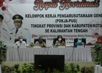 Rakor Pokja-PUG tingkat provinsi dan kabupaten kota se-Kalteng