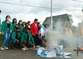 Solidaritas Mahasiswa Palangka Raya Dukung Aksi AMANAT KSB