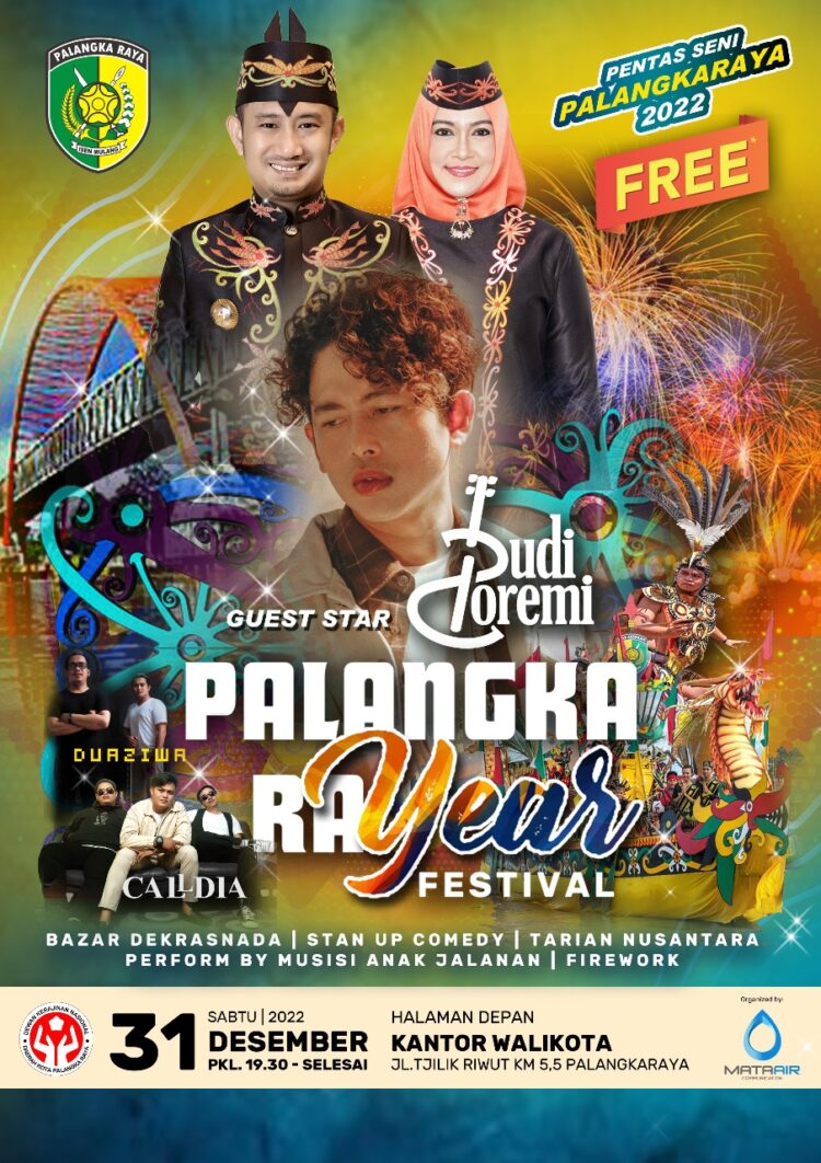 Rayakan Malam Tahun Baru dengan Pesta Kembang Api dan Kuliner di Palangka Ra-Year Festival 2022