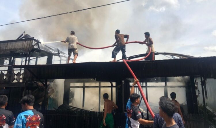 2022, di Kabupaten Kapuas Kebakaran Pemukiman Penduduk Meningkat 75 Persen