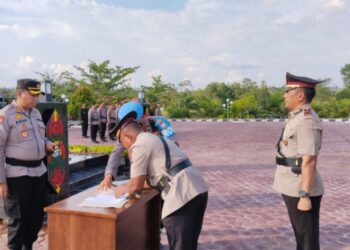 Kasat Intelkam Polres Gumas dan Mura Tukar Posisi