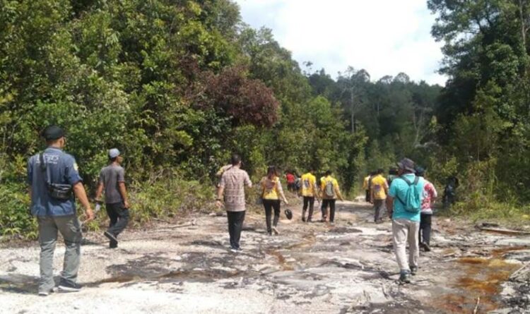 DPMD Gumas Lakukan Survei Koordinat Batas Desa di Kecamatan Kurun
