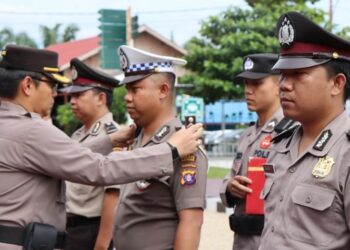 27 Personel Polres Katingan Naik Pangkat