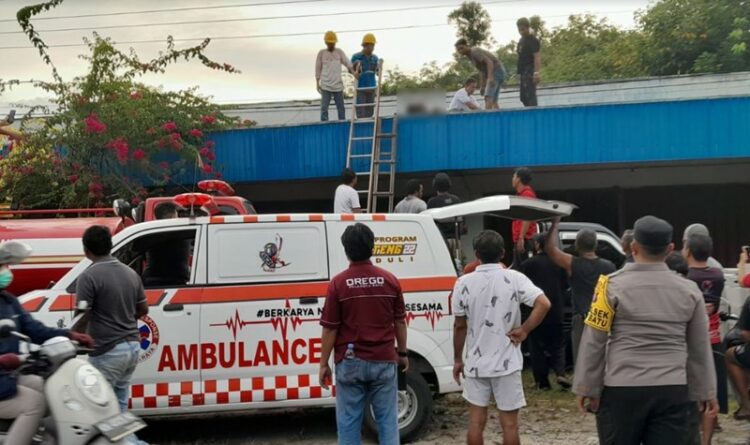 Terjadi Lagi, Kuli Bangunan Nyaris Tewas Tersetrum Listrik