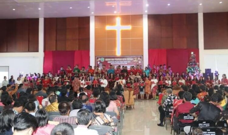 Pemkab Pulang Pisau Menggelar Ibadah dan Perayaan Natal Daerah