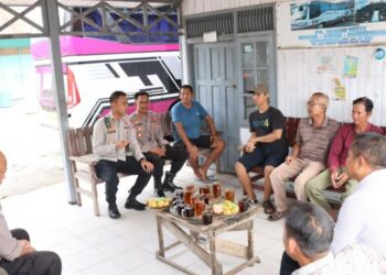 Kali Ini Terminal Buntok Kota Jadi Tempat Program Jumat Polres Barsel