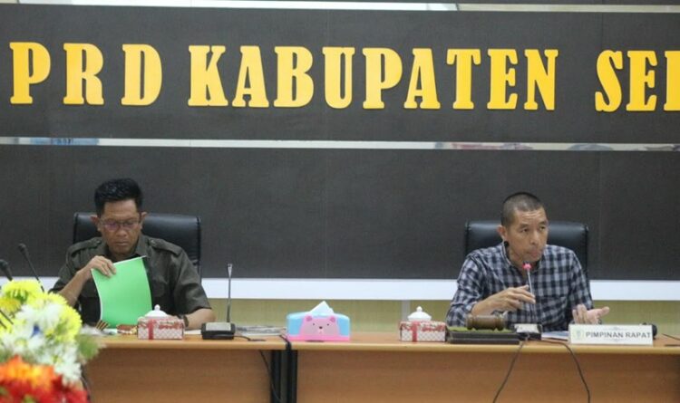 DPRD Seruyan Gelar Rapat, Bahas Tiga Raperda