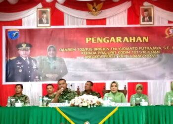 Kunker Terakhir Danrem 1012 Panju Panjung Berpesan Pertanian Harus Jadi Icon di Kalteng