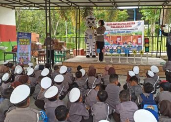 Satlantas Polresta Palangka Raya Wujudkan Tertib Lalu Lintas Sejak Usia Dini