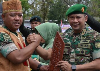 Jabatan Danrem 102/Pjg Resmi Berganti