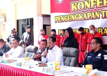 Januari 2023, Kasus Narkotika di Kalteng Menurun 8,75 Persen