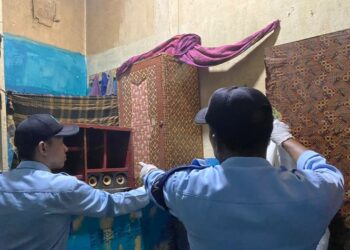 Wujudkan Zero HALINAR, Lapas Kelas IIA Palangka Raya Razia Hunian WBP dan Tes Urine
