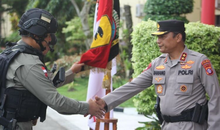 1 SSK Brimob Polda Kalteng Dikirim ke Papua