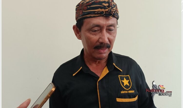 Keterangan : Ketua DPD Partai Ummat Kotim, Tryono. (Mulia Gumi)